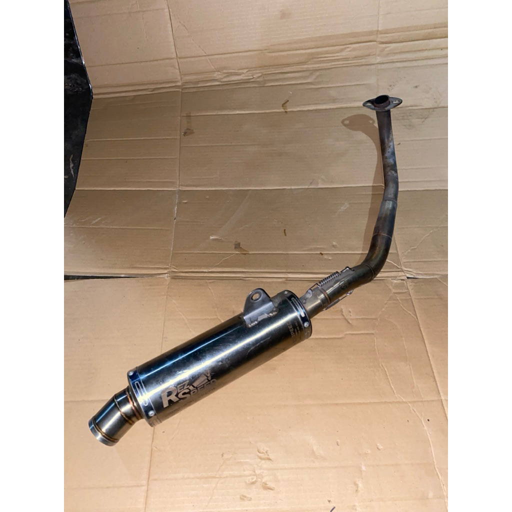 Knalpot racing merk rezspeed rez speed aerox 155 aerox new aerox 155 old original rez speed second