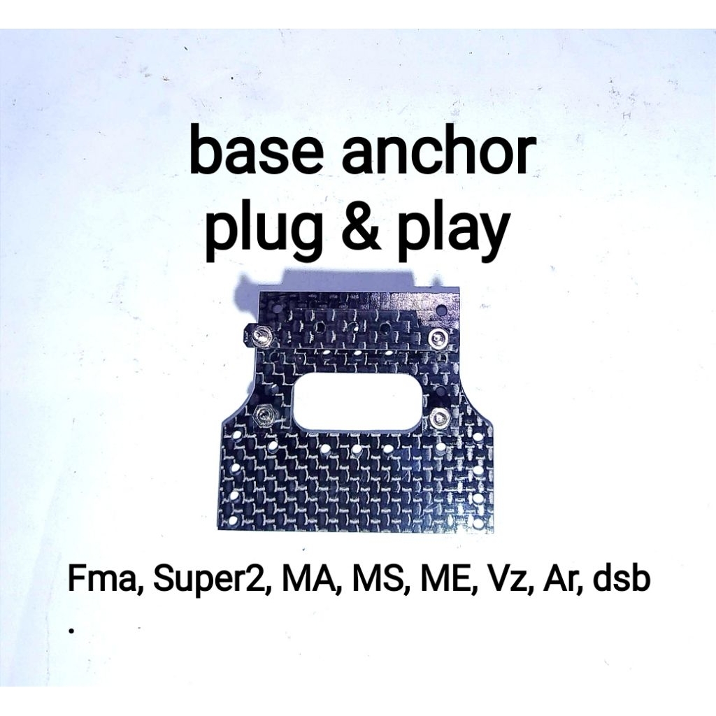 bamper tamiya sto, (base anchor plug & play)