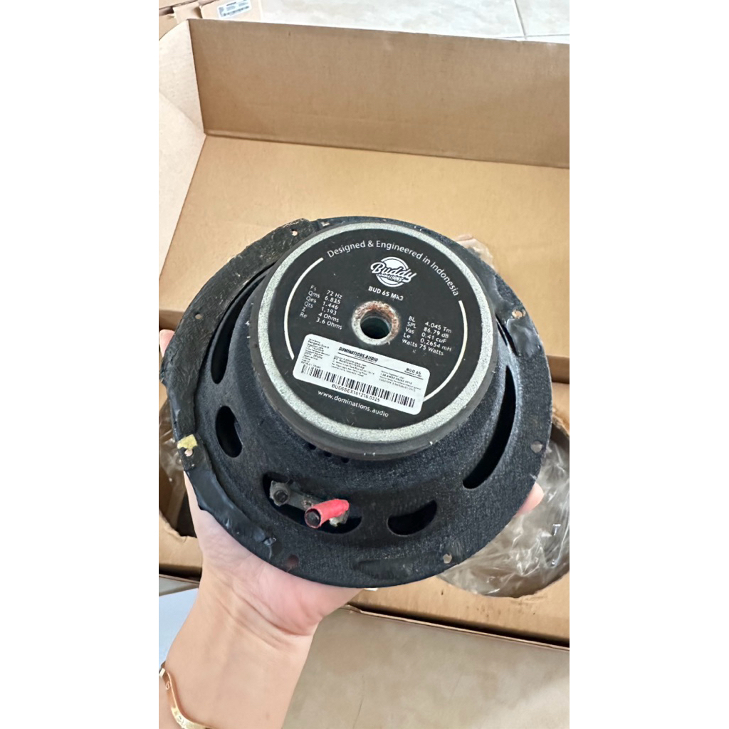 Speaker Domination Audio Buddy 6S Mk3 – 1 UNIT Preloved