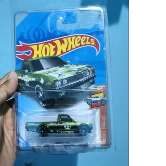 Hotwheels STH THS Super Treasure Hunt Datsun 620 pickup hijau rare