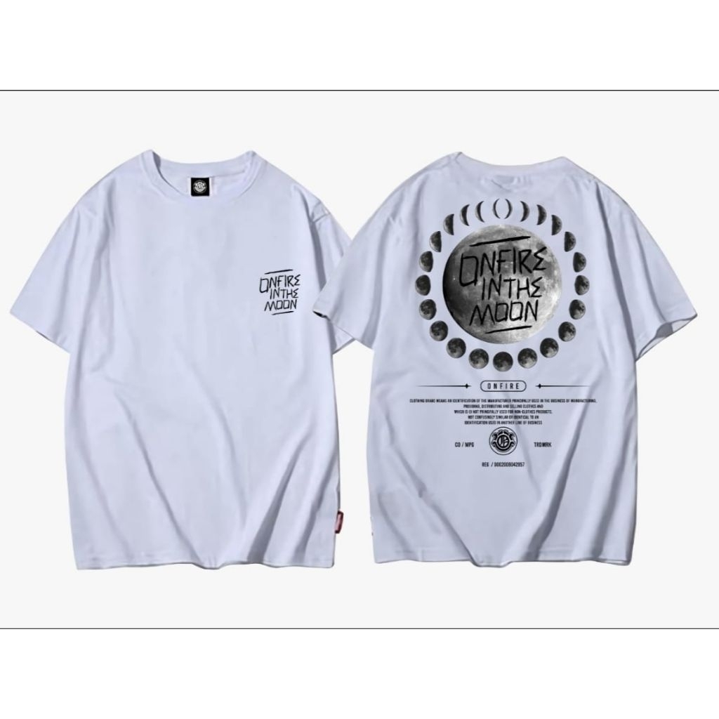 Onfire the Moon Kaos Pria Baju Distro Kaos Onfire Original Kaos Distro Bandung