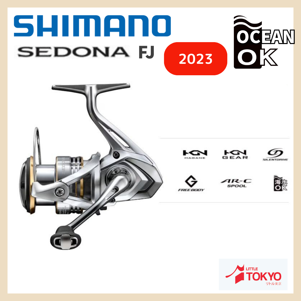 Spinning Reel Shimano SEDONA FJ (2023) 500 1000 C2000S C2000SHG 2500 2500S  2500S 4000XG C5000XG