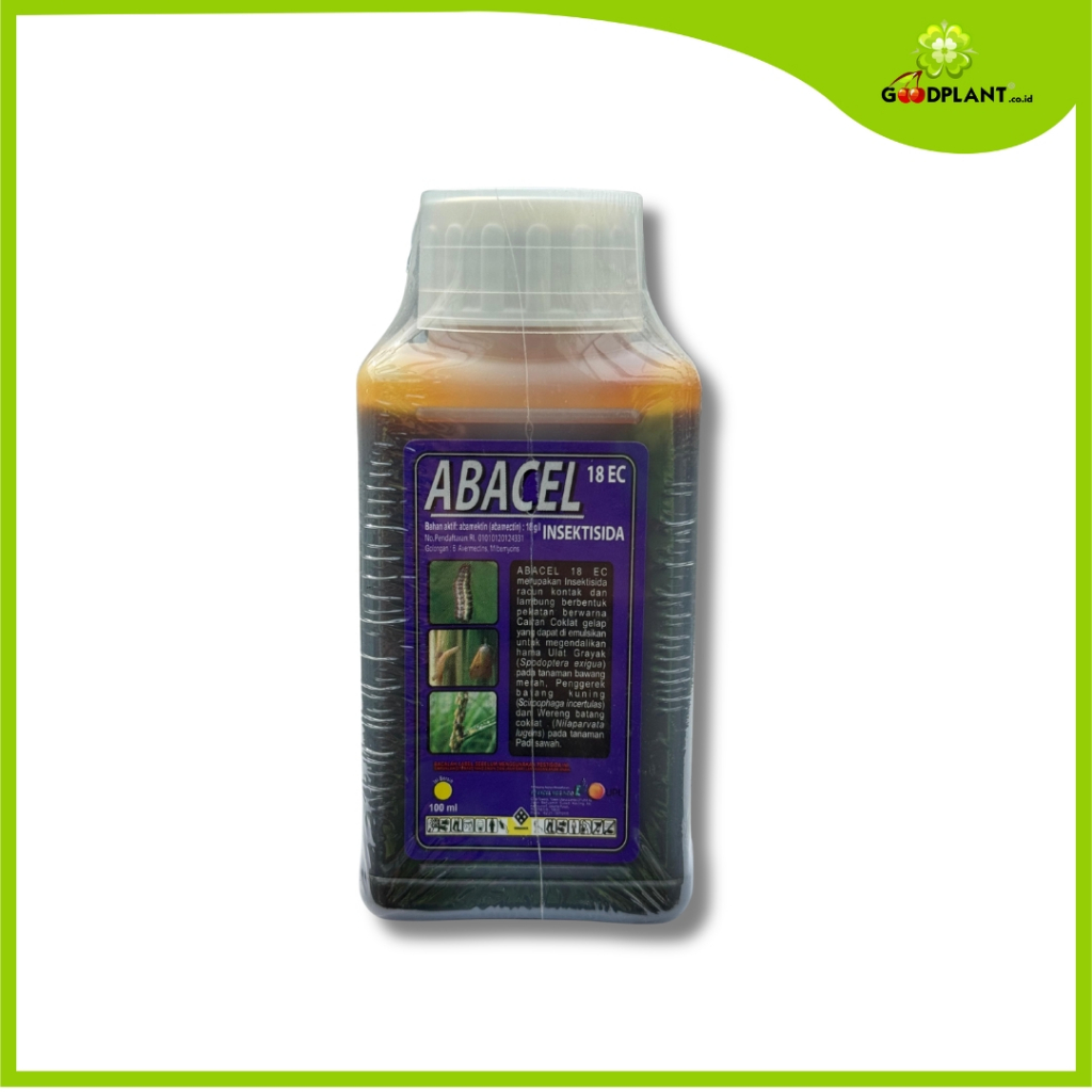 Insektisida ABACEL 18 EC 100 ML Bahan Aktif Abamektin Racun Hama Sistemik Tanaman Cabai Padi