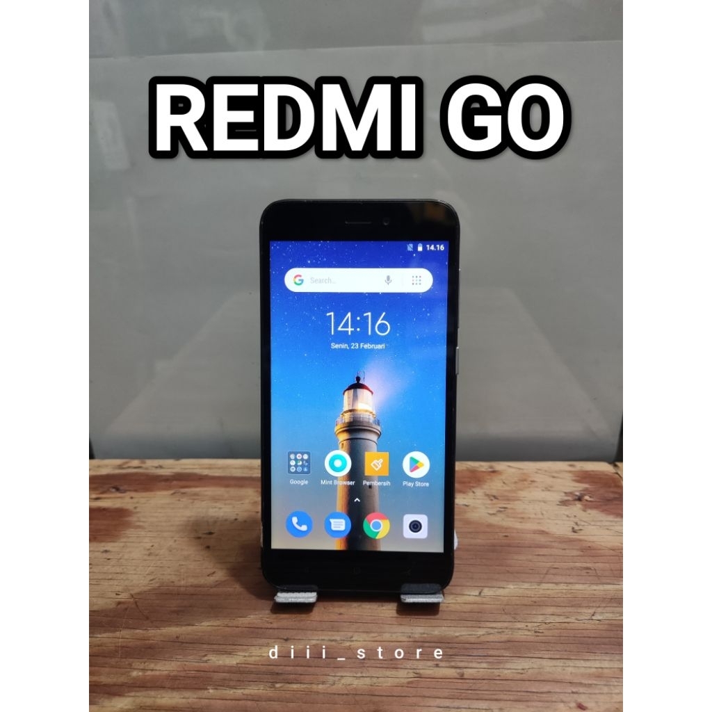 XIAOMI REDMI GO 1/8 GB DUAL SIM 4G LTE SECOND NORMAL SIAP PAKAI