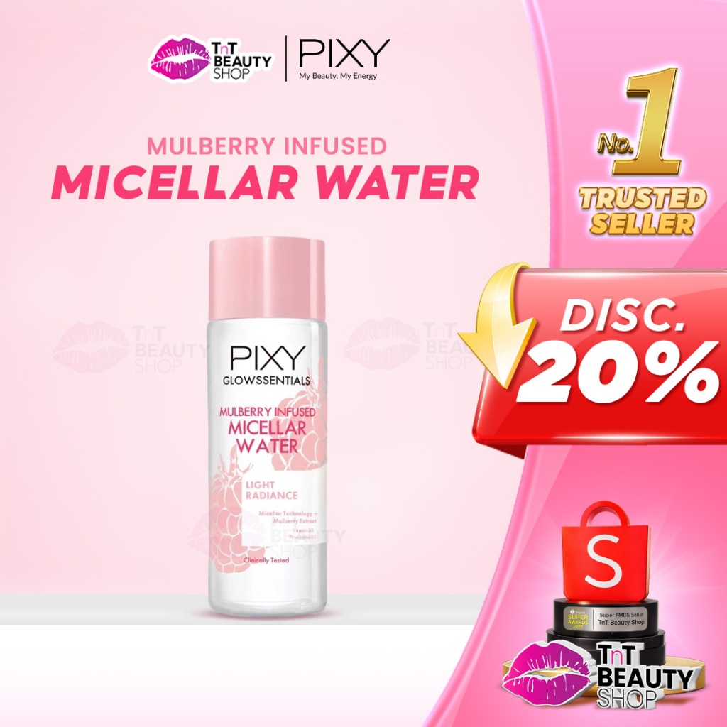 PIXY Glowssentials Mulberry Infused Micellar Water | Pixy Micellar Water | TnT Beauty Shop