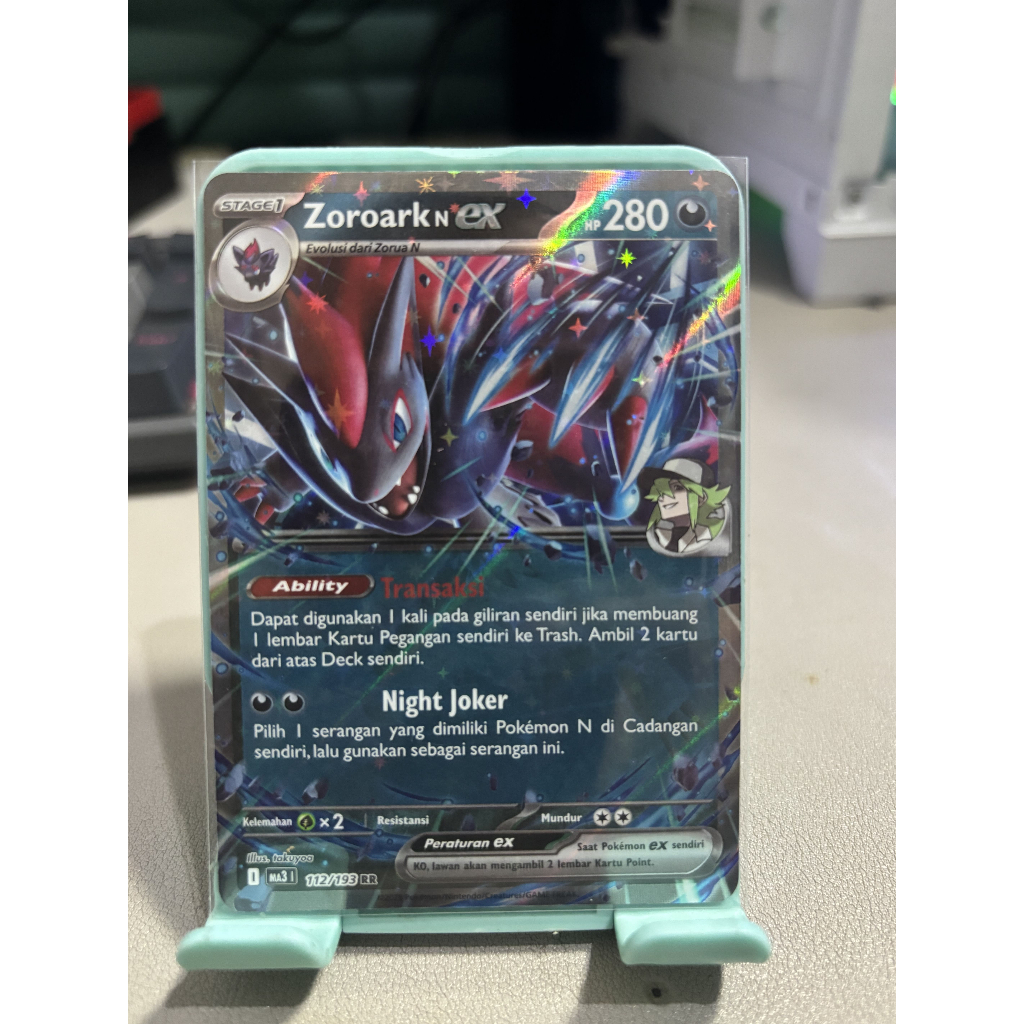 Pokemon Zoroark N EX RR Pokemon TCG Indo Original