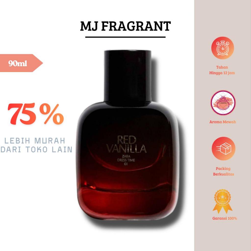 Parfum Zara Red Vanila [100% Original Singapore] EDT Parfum Wanita By MJ FRAGRANCE