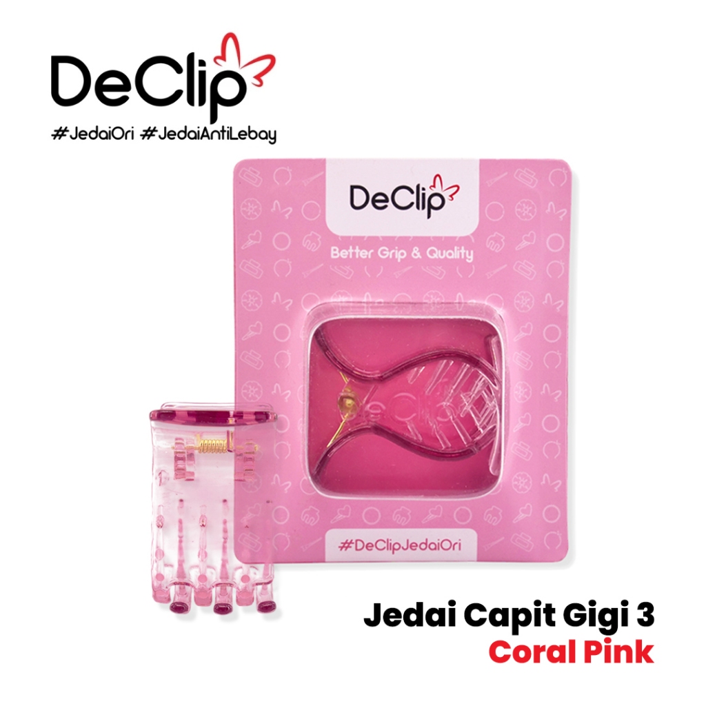 DeClip Jedai Capit Jepit Original Gigi 3 ukuran 3cm Series