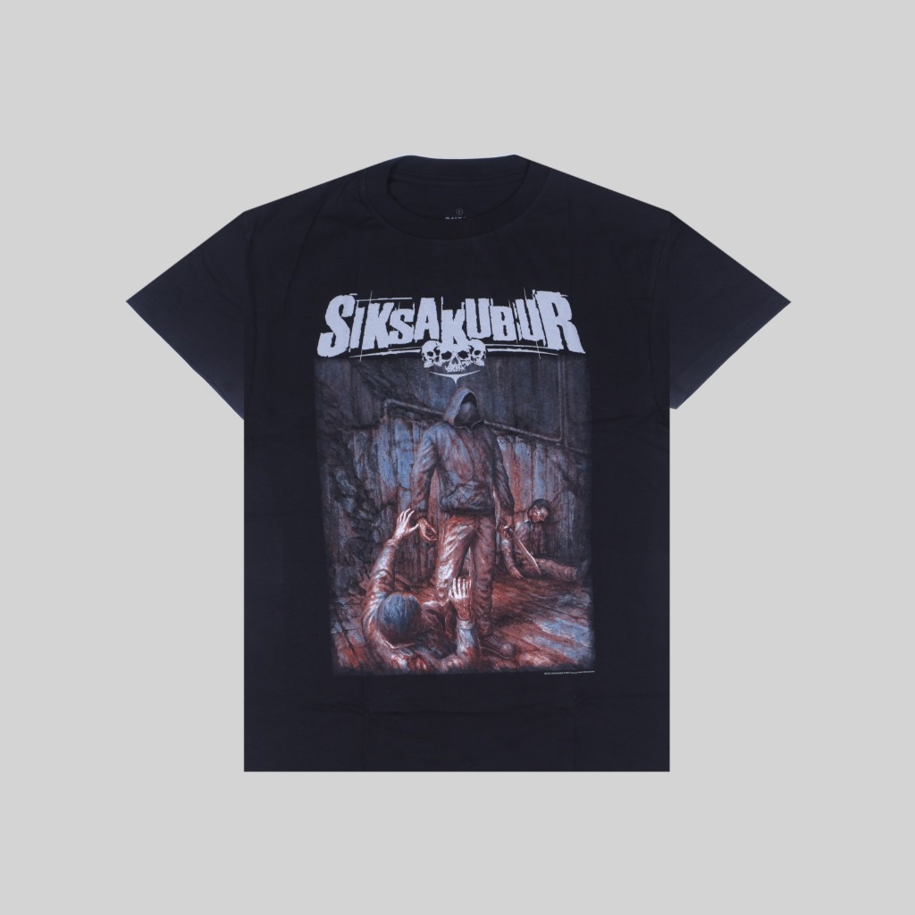 Tshirt SIKSA KUBUR - 1988 | Kaos Band Pria Reguler Original Merchandise