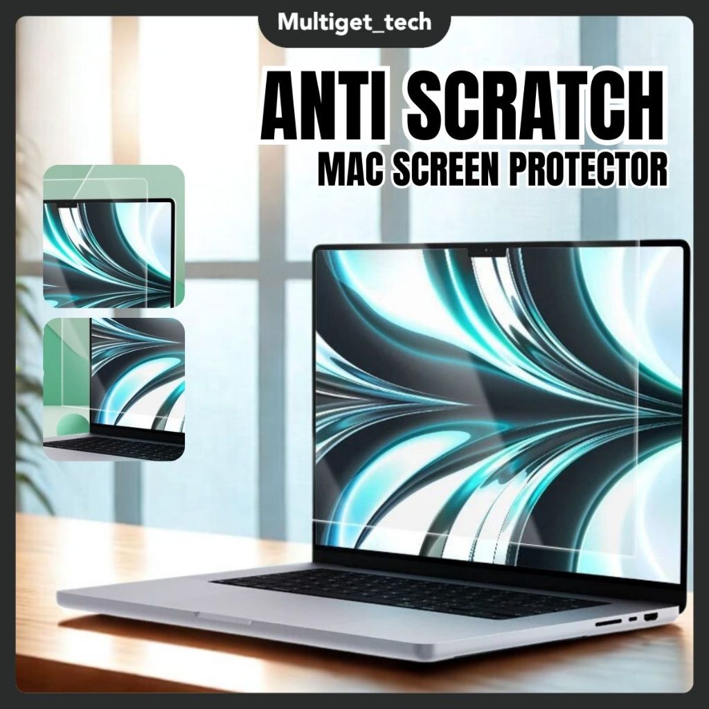 Screen Protector Macbook Air M2 M1 Antigores Pelindung Layar MacBook Pro M1 M2 Retina 13 Inch Clear 