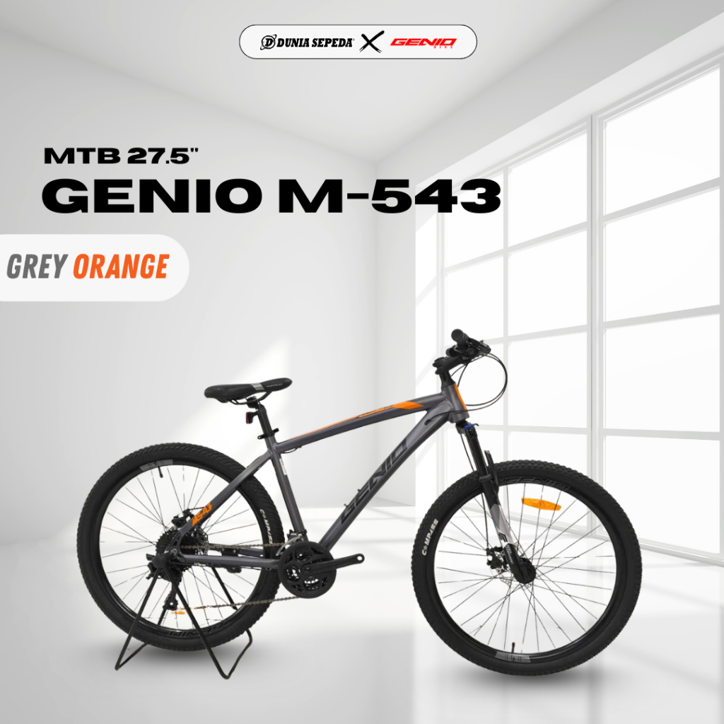 Sepeda Gunung MTB 27.5 United Genio 543 Frame Alloy 8s / Sepeda Gunung Genio 27.5 Frame Alloy