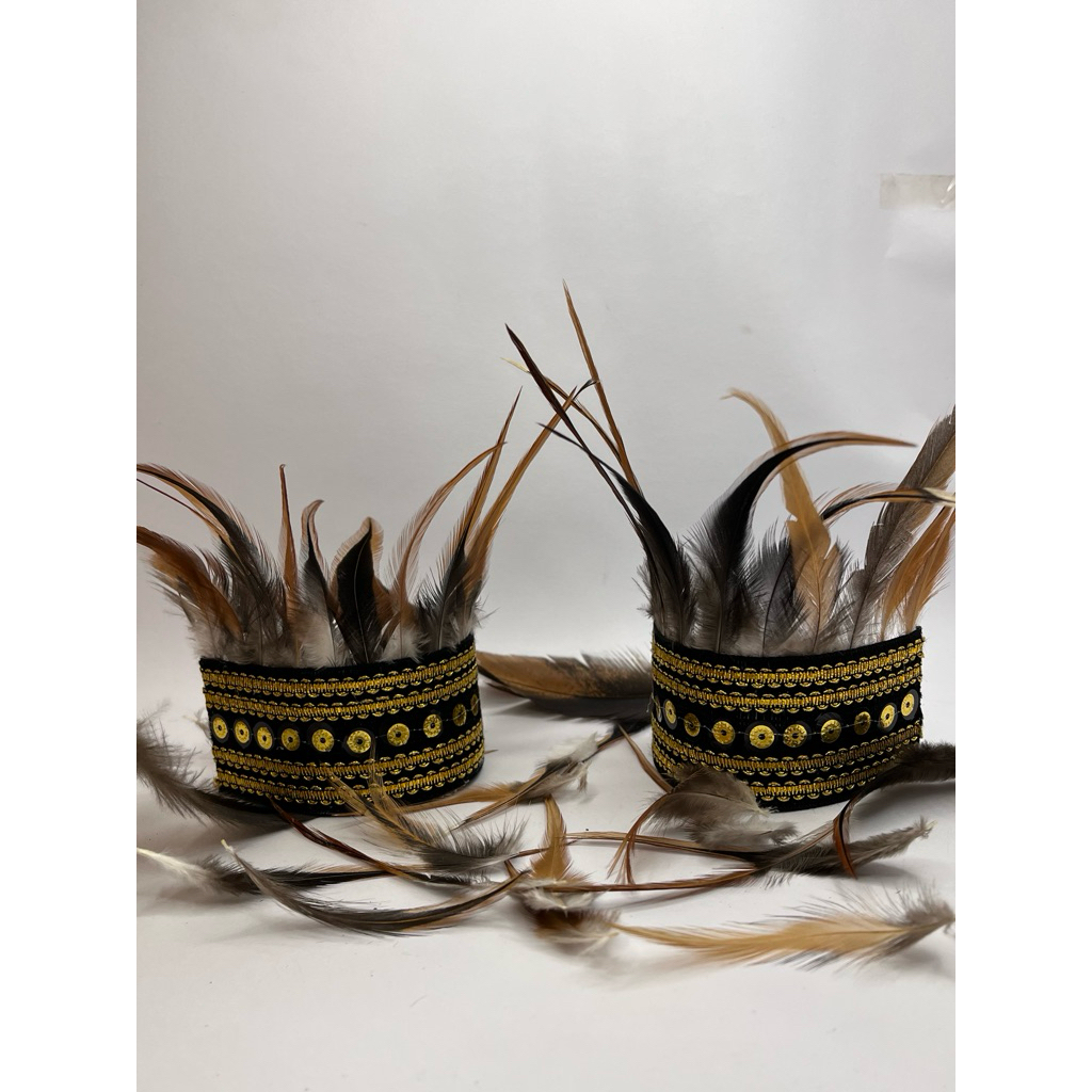Gelang dayak bulu asli
