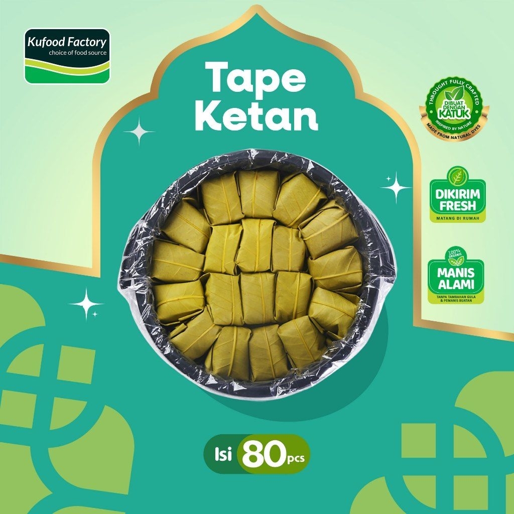 Tape Ketan Kuningan Jawa Barat isi 80 Fresh & Legit