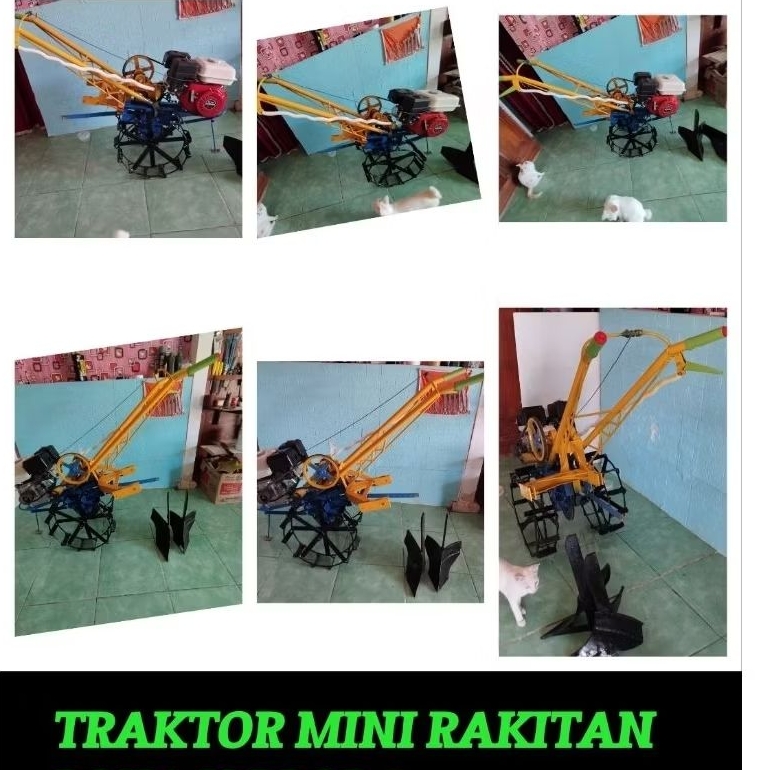 TRAKTOR MINI RAKITAN BISA LAHAN BASAH/ LAHAN KERING
