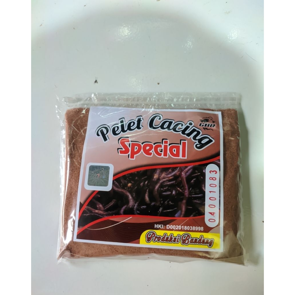 Umpan Pelet Cacing Special 125gr GBR Original Bandung