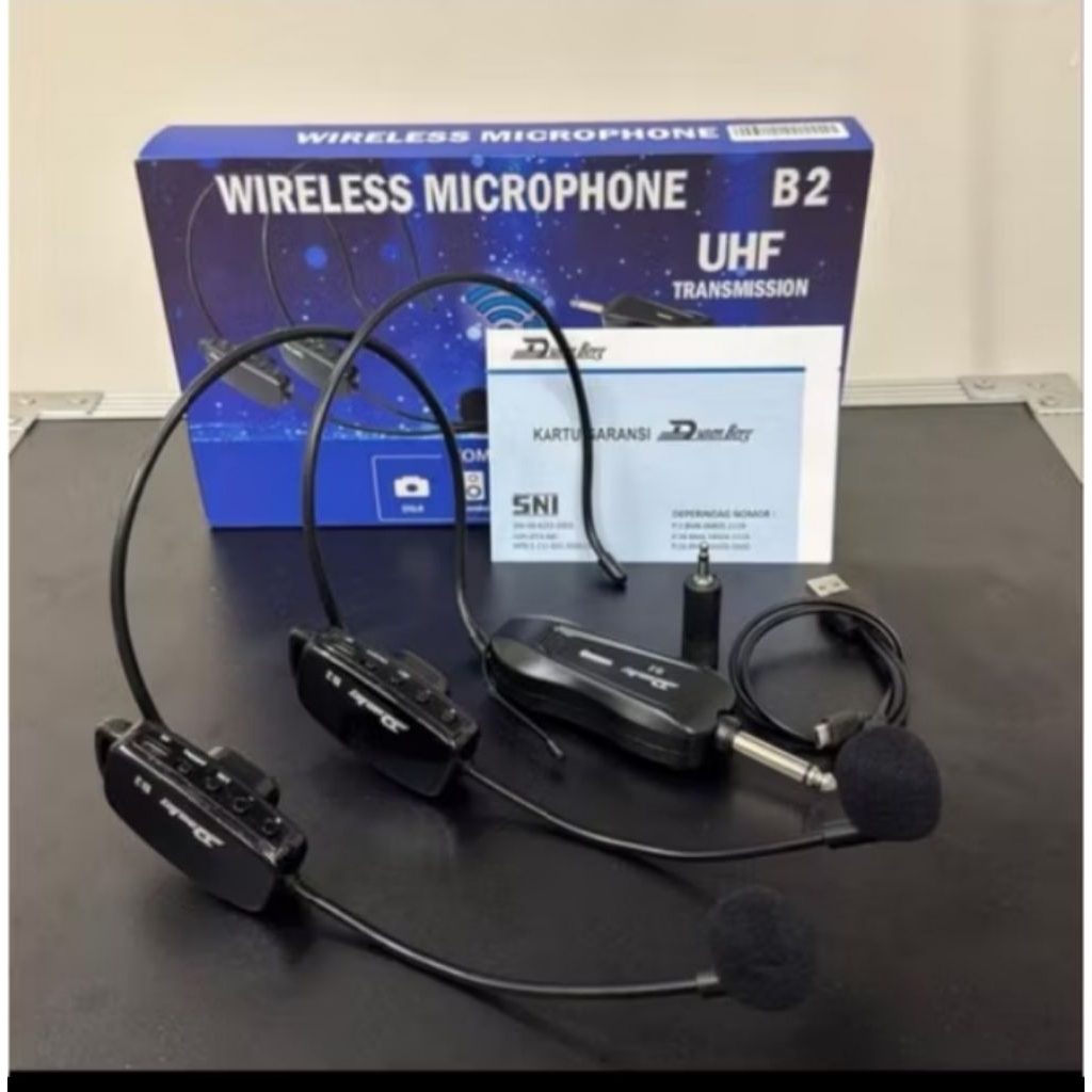 Mic Headset Wireless Dusenberg B2/ Mic bando 2H Mic Bando Wireless Dusenberg 2H
