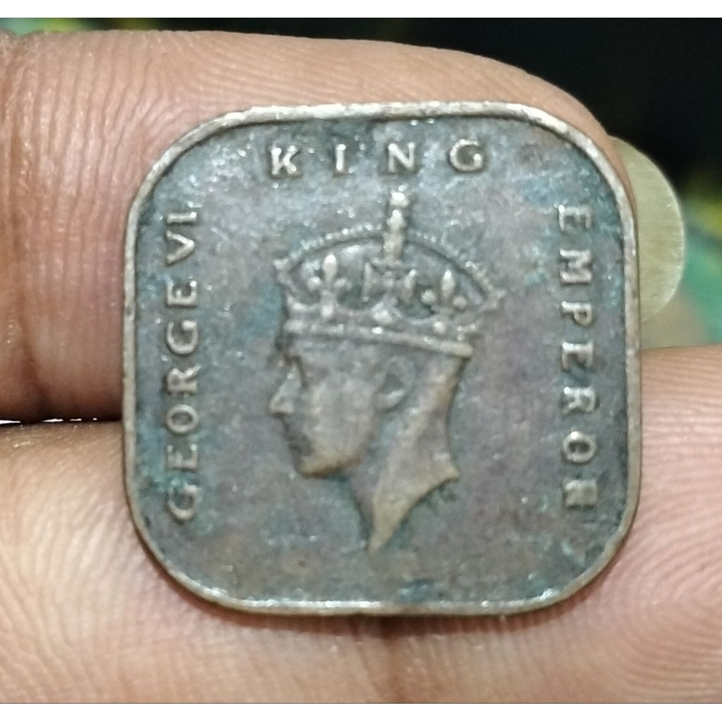 Koin 1 cent Malaya th 1943 kode iklan 02