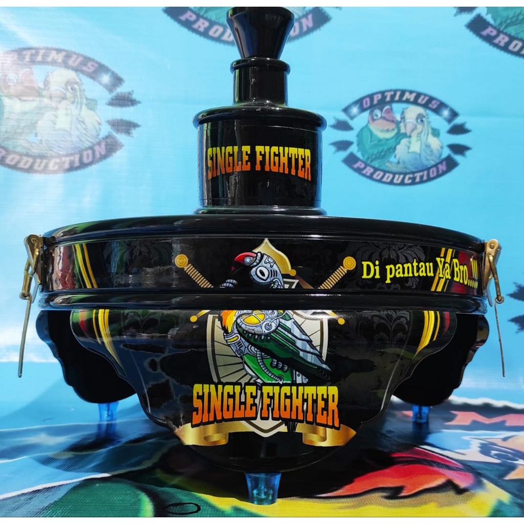 TEBOK PVC bermotif SF Lovebird