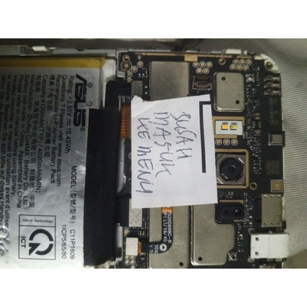 Mesin asus zenfone 3 max 5,5 inch minus