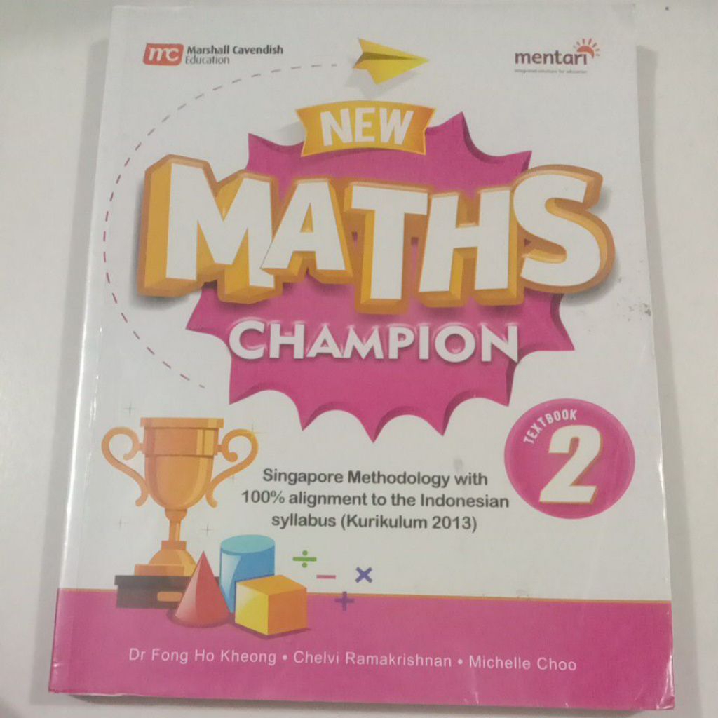 New MATHS Champion Textbook 2 ( Original ) #Marshall Cavendish