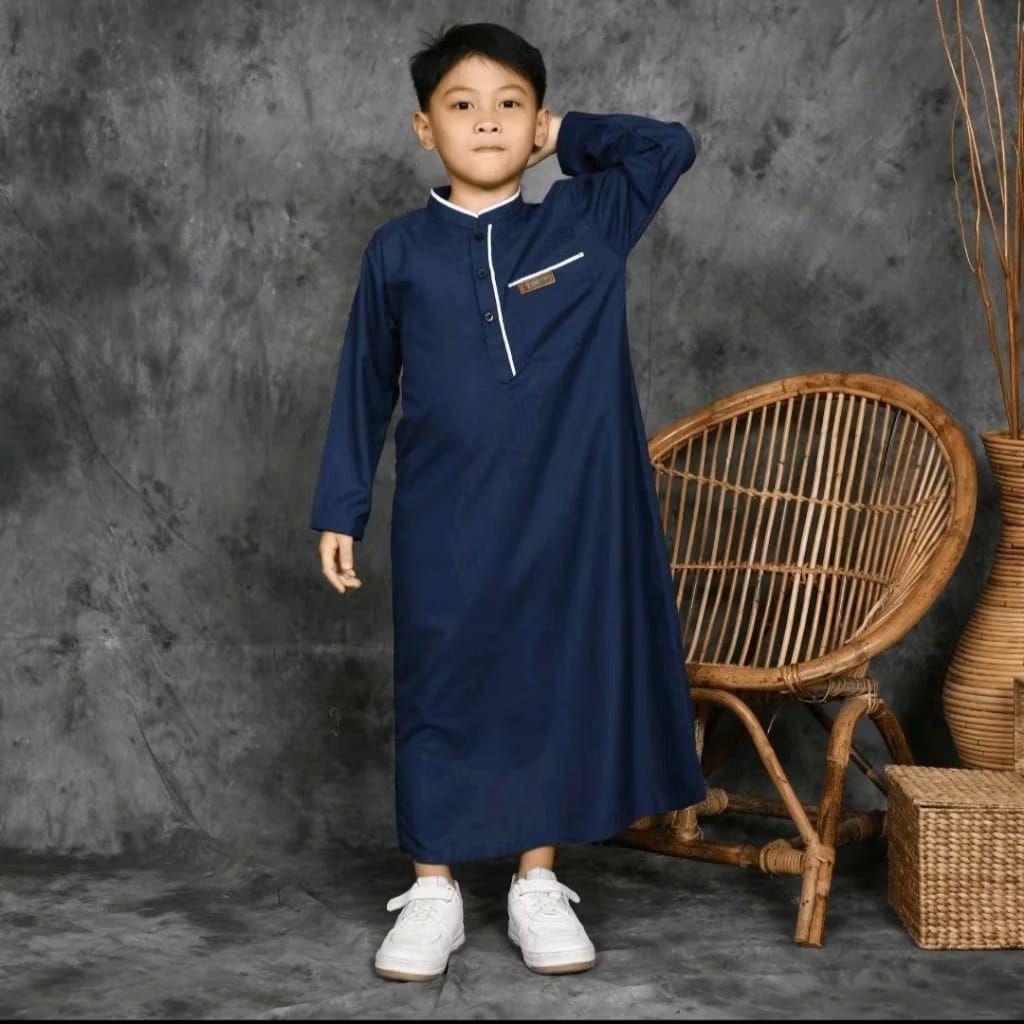 Jubah anak laki - laki Umur 2 - 12 Tahun