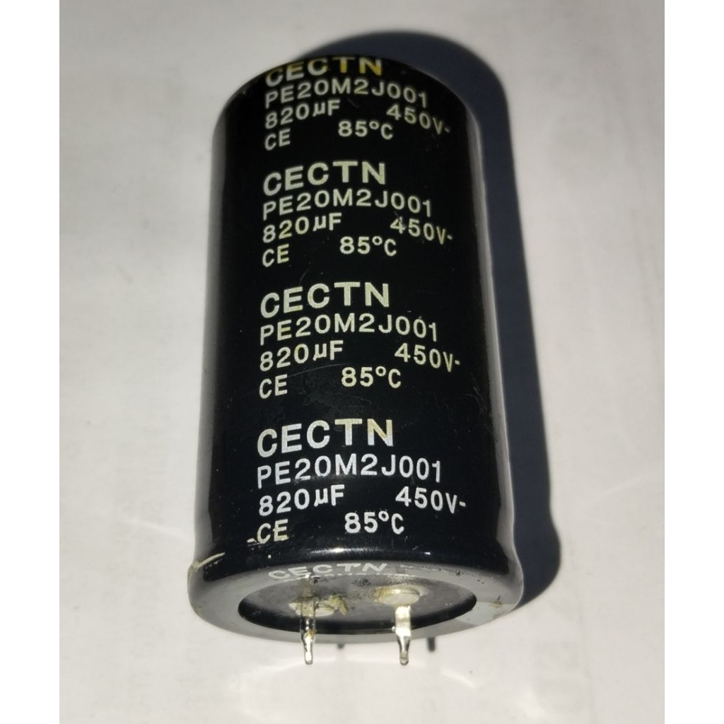 ELCO 450V 820UF T 6CM D 3.5CM BEKAS ORI