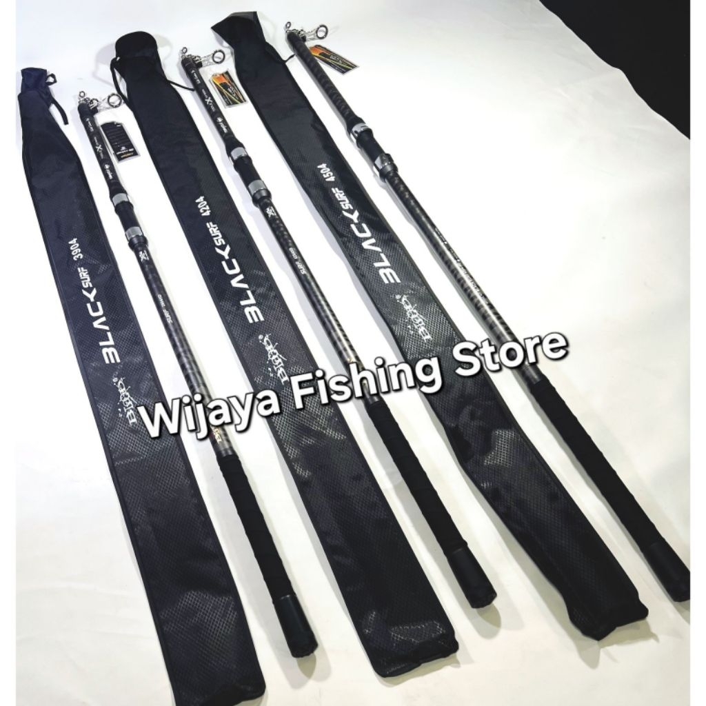 Joran Pancing Teleskopik Surf Blood Black Surf 390 420 450