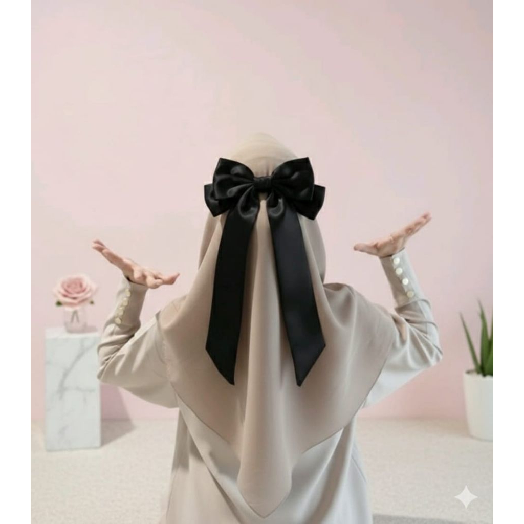 pita hijab/pin juntai  pita hijab ria ricis premium