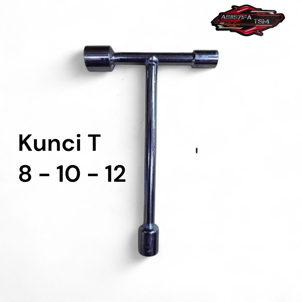 Kunci Shock T Mini 3 ukuran 8-10 -12 Chrome