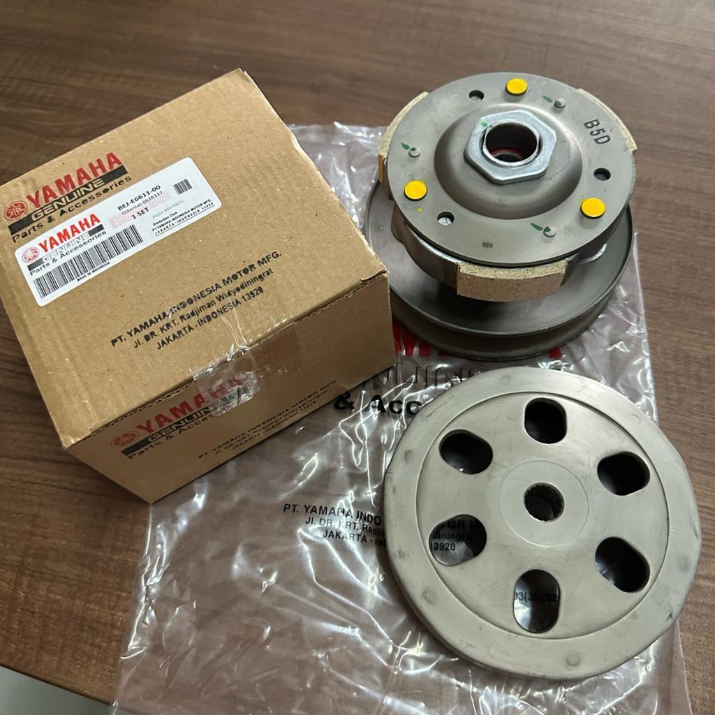 BEJ PULLY ASSY KAMPAS GANDA KOPLING MANGKOK RUMAH KIT SET COVER LENGKAP KOMPLIT PULI PULY PULLEY CVT
