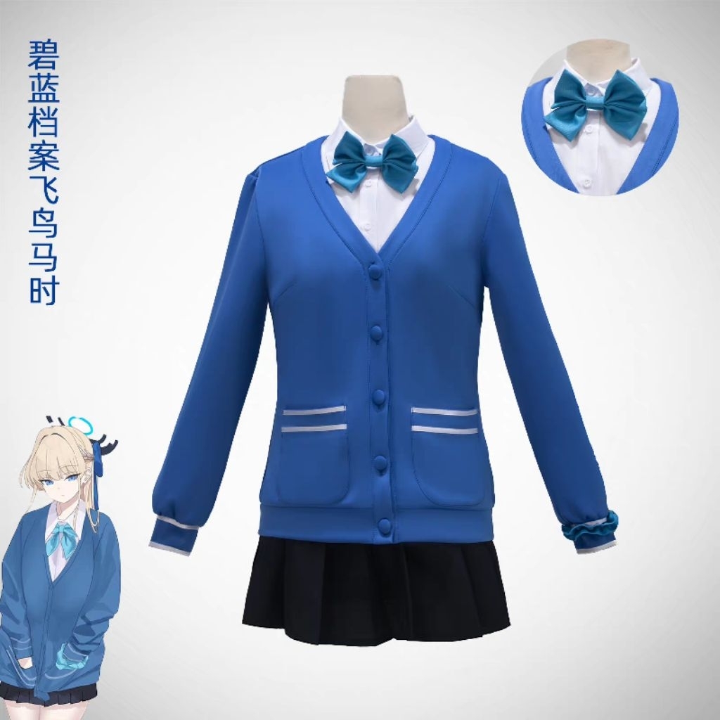 [PO] Asuna toko costum cosplay set anime blue archieve