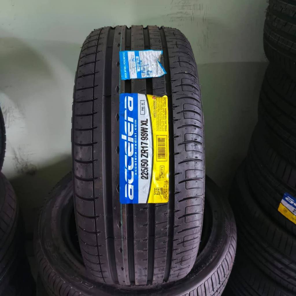 225 50 R17 ACCELERA PHI-R BAN MOBIL TUBLES RING 17 UKURAN 225 50 R17