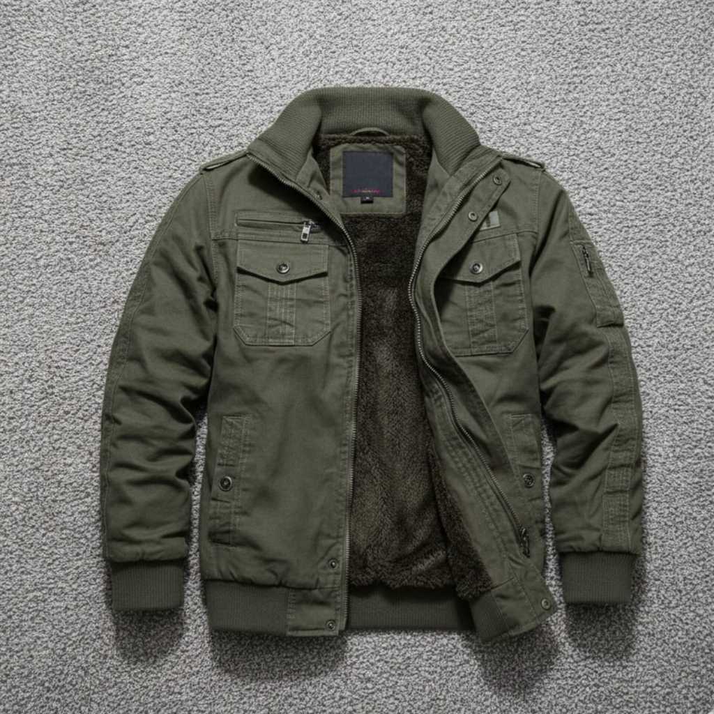 Jaket Bomber Pria US Army Canvas Dril Original / Jaket Bombber Ellegant Sensor Terlaris