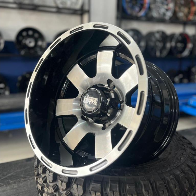 VELG MOBIL HSR TWIIST R15 LEBAR 10 UNTUK JIMNY KATANA TAFT FEROZA JEEP DLL PELEK MOBIL RING 15