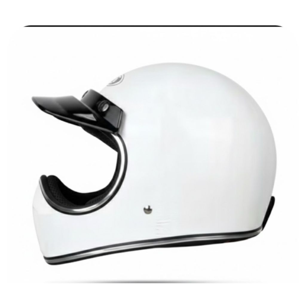 Helm Cakil Retro Full Abs Free Pet
