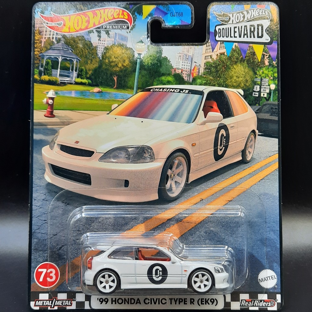 Hot Wheels Boulevard 99 Honda Civic Type R EK9 Putih