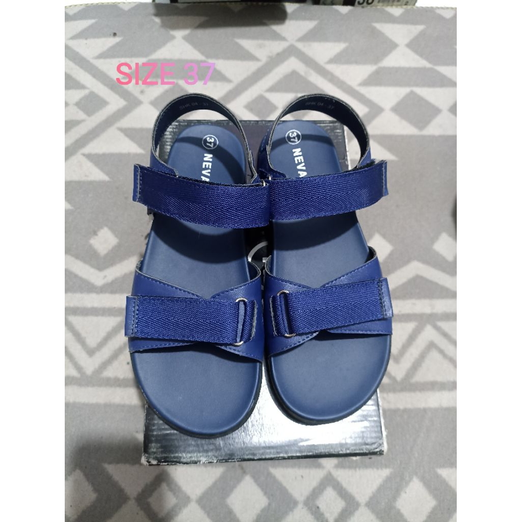 [SALE] SEPATU SANDAL WANITA || SANDAL GUNUNG WOMAN NEVADA NAVY