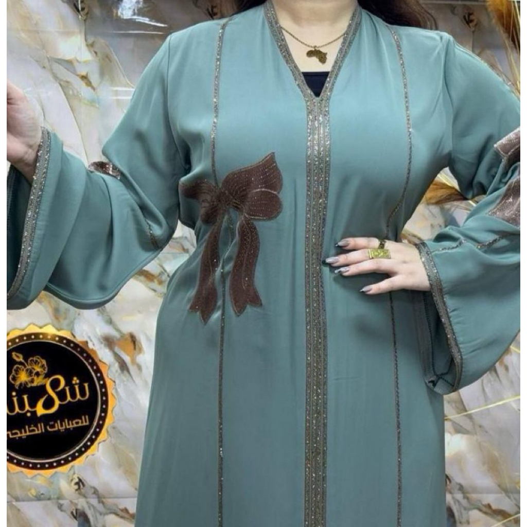 Abaya Inner outer Wanita Dewasa Mesir Free Pashmina original Premium Gamis Hitam Muslim Arab Umroh D