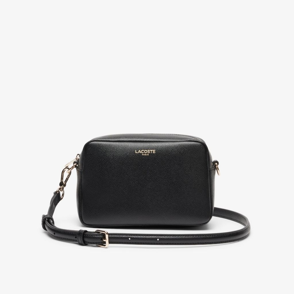 Lacoste Women's Champs Elysées Shoulder Bag Tas Selempang Wanita - Black