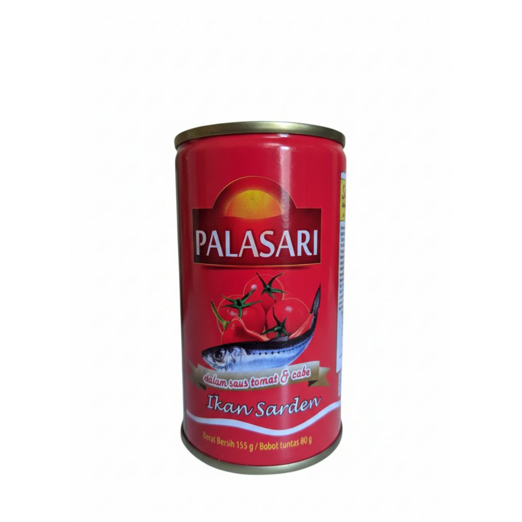 Sarden Kaleng Palasari Saus Tomat & Chili (Pedas Gurih) 155g