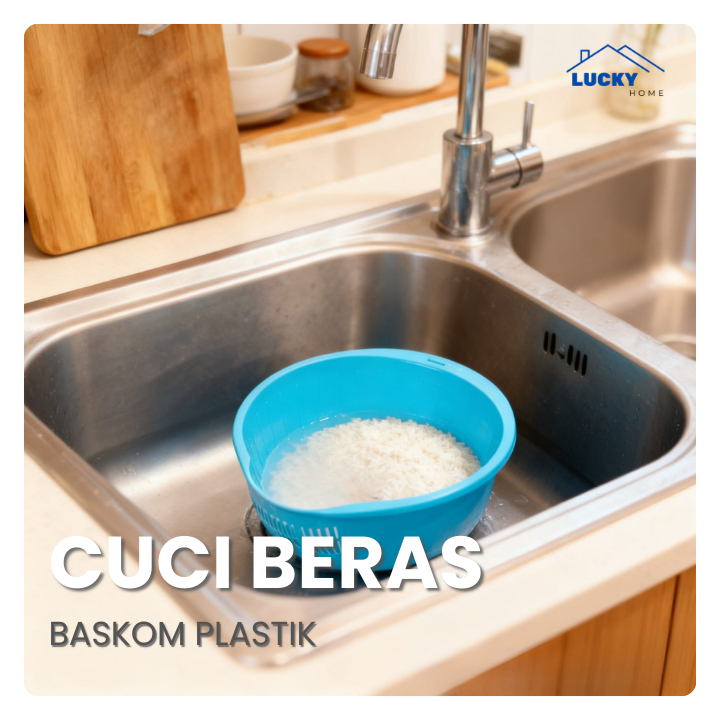 LUCKY HOME - BASKOM CUCI BERAS/BASKOM CUCI BERAS/SARINGAN BERAS