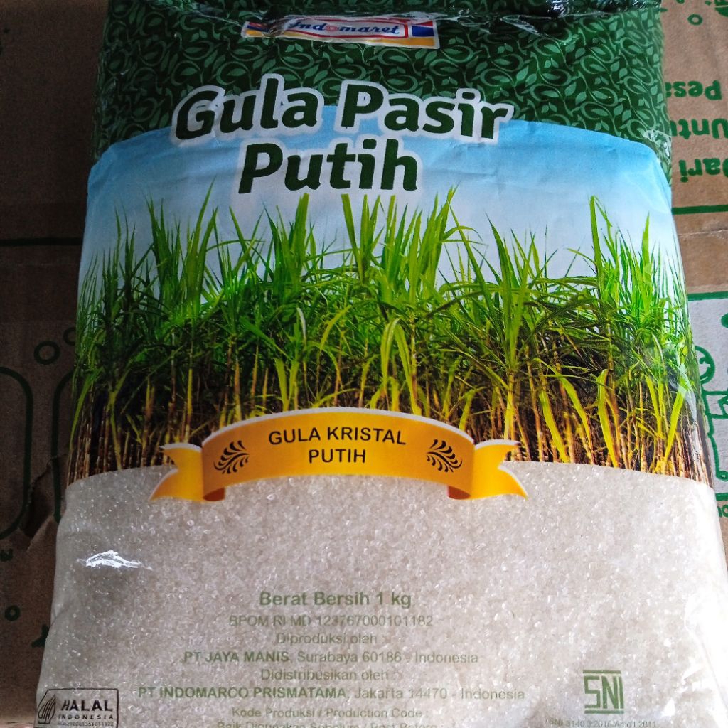 INDOMARET GULA KRISTAL PUTIH GULA PASIR PREMIUM 1 KG