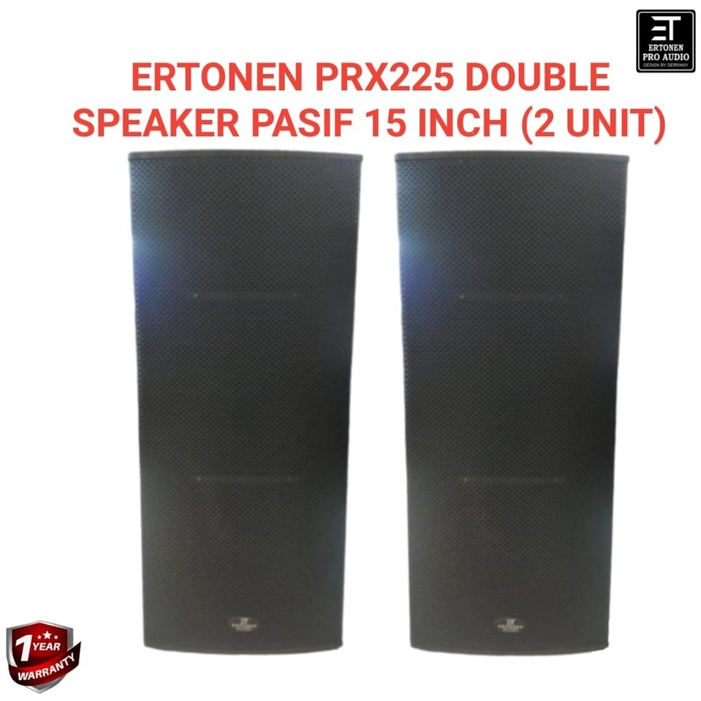speaker pasif double ertonen prx225 15 inch original dijamin