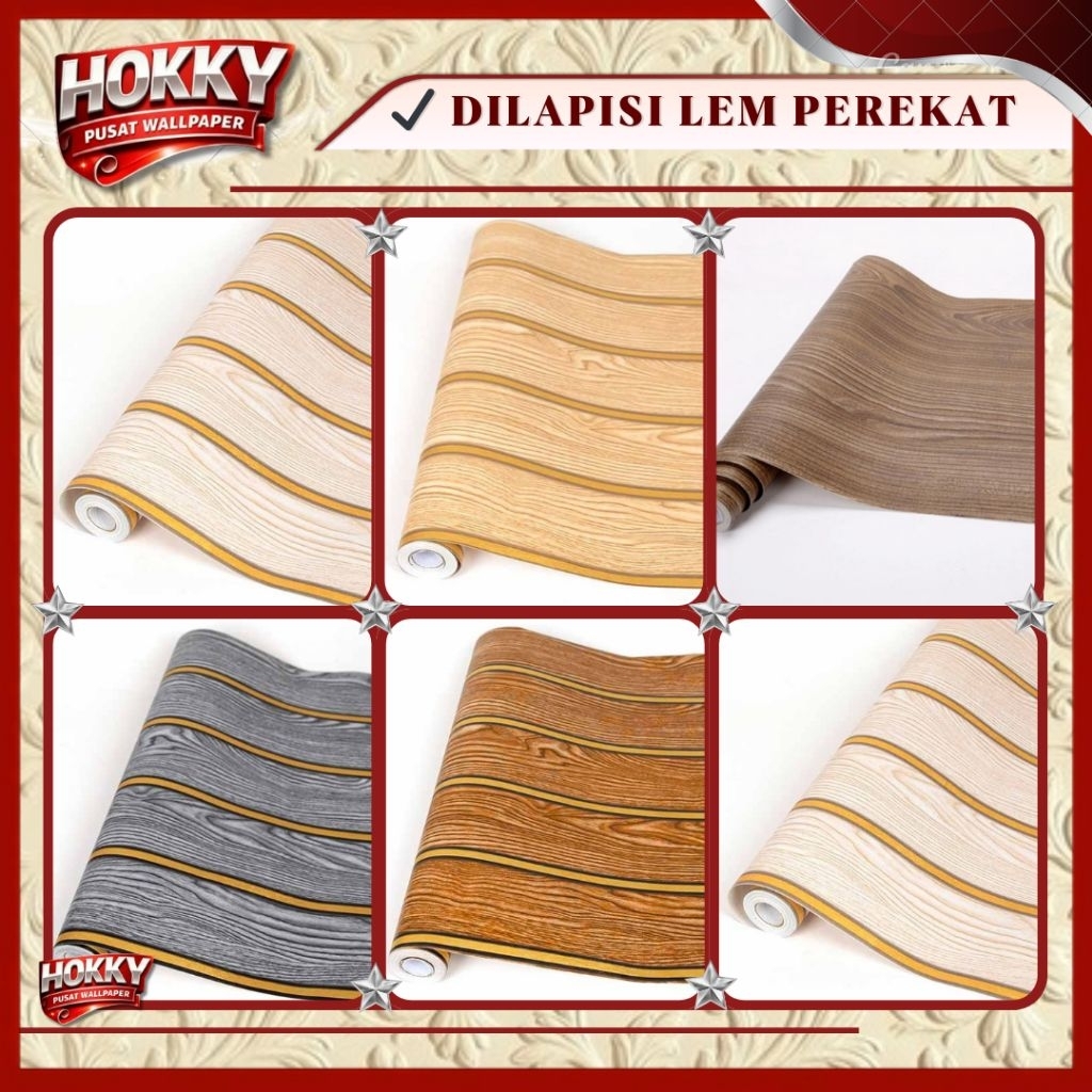 Wallpaper Dinding Motif Kayu Lis Gold  Wallpaper Sticker Meja Motif Kayu Wallpaper Motif Kayu