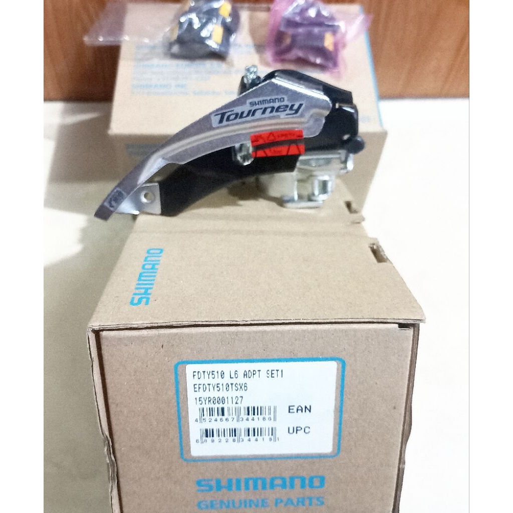 FD shimano Tourney TY510 front deilleur shimano tourney tarikan atas bawah operan gigi depan