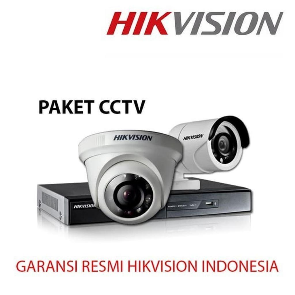 PAKET HIKVISION IP CAM CCTV NVR 8 CHANNEL 8 KAMERA 2MP