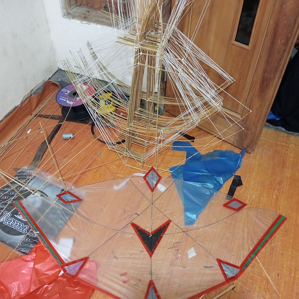 layangan papiran/layangan fiber