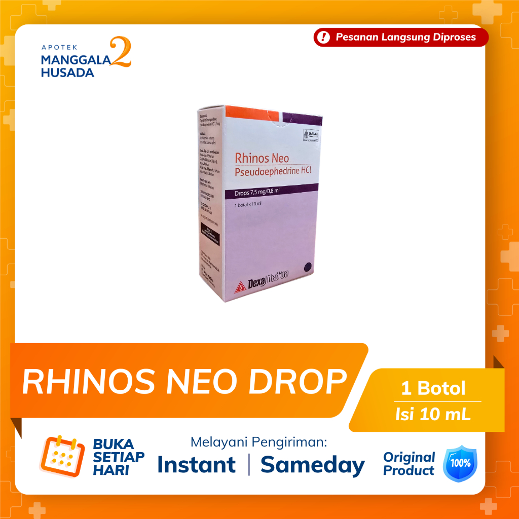 RHINOS NEO DROP 10 ML - OBAT FLU ANAK