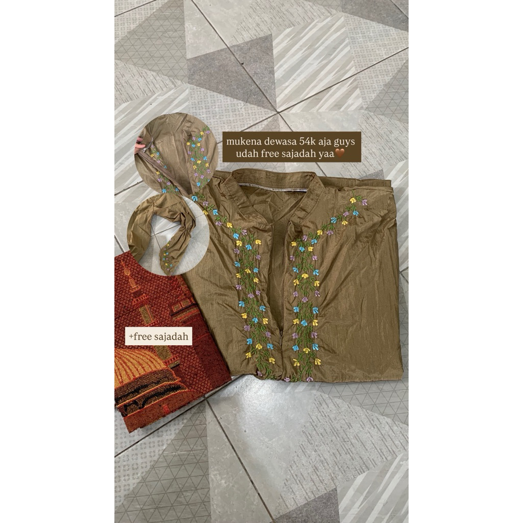 mukena dewasa+sajadah