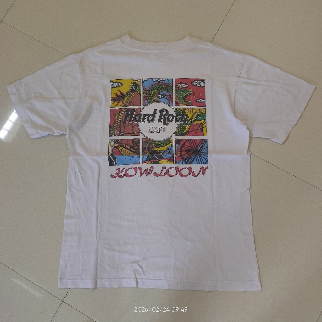 kaos vintage hard rock cafe kowloon L